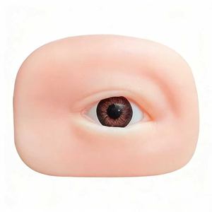 Molde para Pestañas, Patrón de Cejas, Modelo de Ojo, Plástico Blando para Práctica de Injerto de Pestañas, para Salón de Belleza - Product Image 3