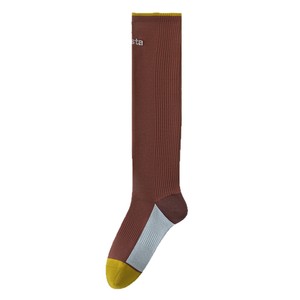 Chaussettes de sport pour femmes, compression sans couture, haute élasticité, printemps/été : motif géométrique color block, fitness, cyclisme, tennis - Product Image 5
