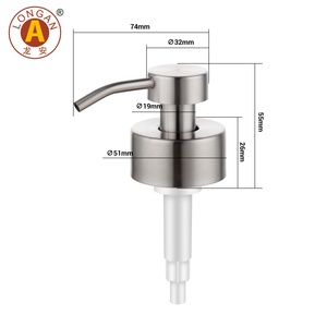 Phụ Kiện Nhà Bếp Thay Thế Xà Phòng Bơm Tre Tay Không Gỉ Chất Lỏng Xà Phòng Dispenser Chai Đầu Bơm Cho Xà Phòng Dispenser - Product Image 6