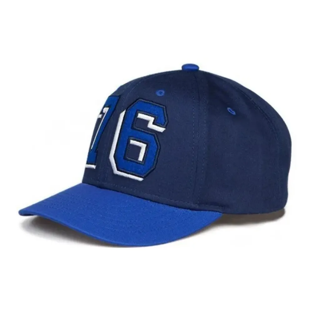 หมวกเบสบอลผ้าลูกฟูกปรับได้สองสี6แผงหมวกสแนปแบ็กแบบปีกโค้งเรียบหมวก gorras ปักโลโก้