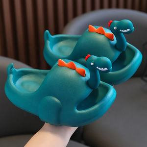 Vente chaude 3D <span class=keywords><strong>Dinosaure</strong></span> Motif pour Pantoufles Nouveau Design Intérieur Extérieur Décontracté pour Pantoufles pour Hommes Femmes Anti-Glissant PVC - Product Image 1