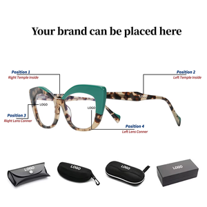 Monturas de <span class=keywords><strong>Gafas</strong></span> Ligeras de Estilo Vintage con Protección Anti Luz Azul para Uso con Receta Unisex - OEM/ODM Disponible - Product Image 4