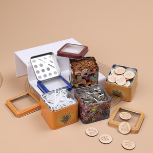 Multi-functional <strong>Ashtray</strong> and Decorative Item <strong>Box</strong> for Home or Office Desk <strong>Tin</strong> <strong>Box</strong> - Product Image 2