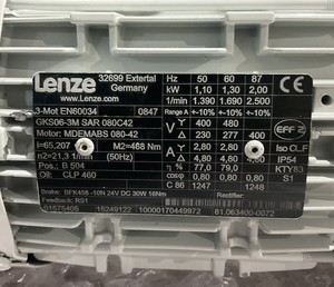 PLC EN60034 GKS06 3M SAR 080C42 MDEM PLC S 0847 Moteur à engrenages <span class=keywords><strong>V2M</strong></span> - Product Image 5