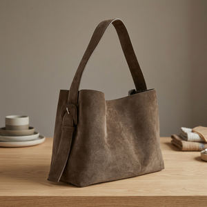Bolso de Mano de Cuero Genuino para Mujer, Cierre de Cremallera, Impermeable, Ligero, Antirrobo, Casual, con Capacidad de 3L+, para el Día de San Valentín - Product Image 3