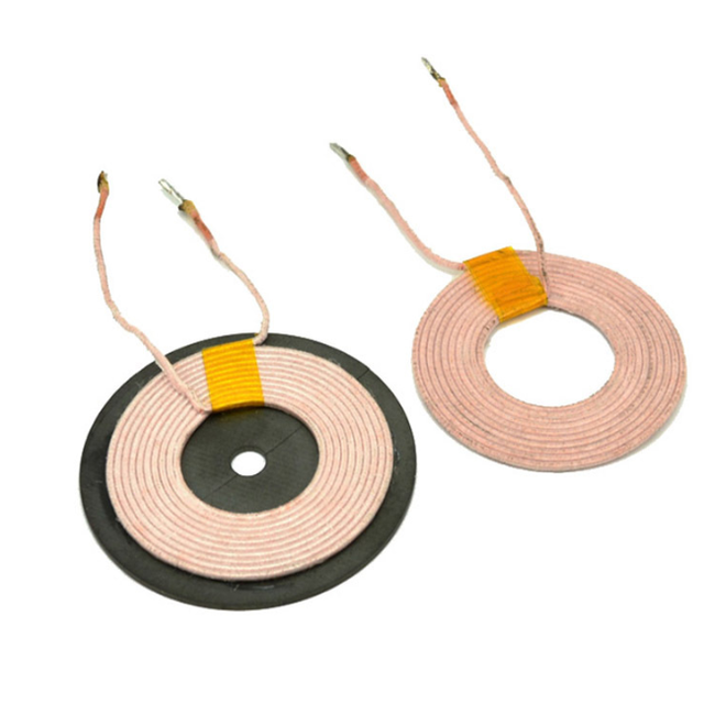 Copper Litz Wire Induction Wireless Charging Coil with Flexible Ferrite Battery Induction Coil