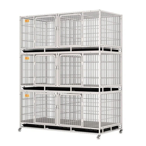 <span class=keywords><strong>Jaula</strong></span> Profesional Clásica Grande para Cría de Palomas, <span class=keywords><strong>Plegable</strong></span>, Apilable, de Tubo Cuadrado Galvanizado, con Ruedas y Bandeja de Plástico - Product Image 5