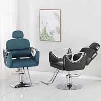 Haute qualité réglable Direct meubles commerciaux en cuir beauté maquillage coiffure coiffure coupe de cheveux salon de coiffure chaise de barbier