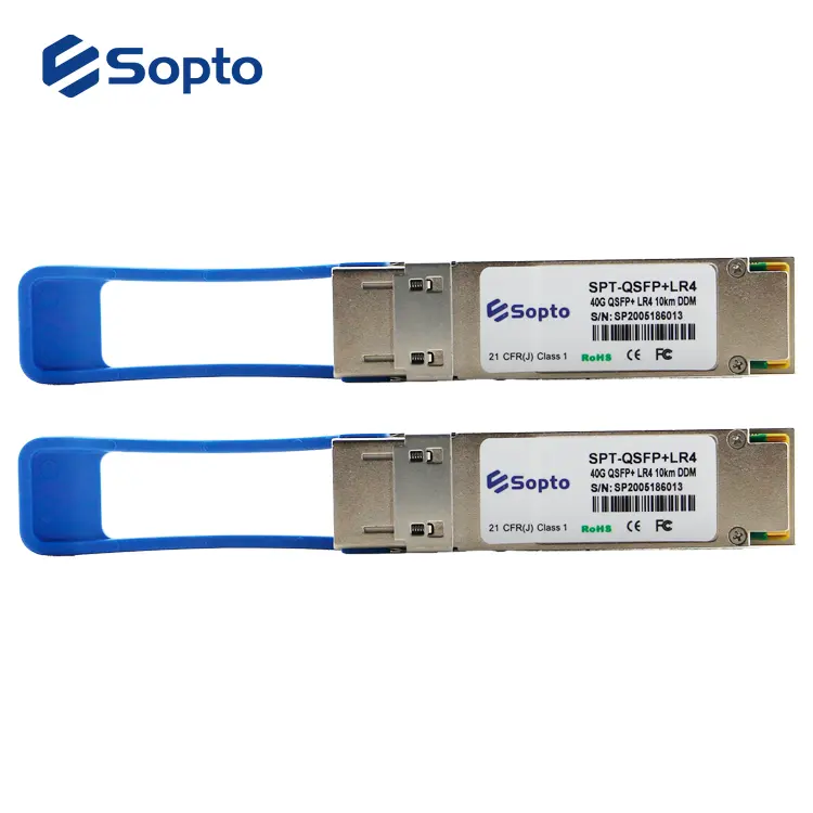 40G Transceptor QSFP+ LR4 10km 20km LC Interface CWDM Alto Compatível HW CI S CO ODM 40G SFP Módulo Sopto