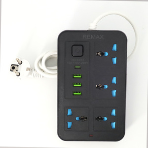 Tùy Chỉnh 4-Trong-1 Đa Chức Năng Tiêu Chuẩn Máy Tính Để Bàn Điện Dải 3 Cổng USB 1 Loại C Mở Rộng Anh Chúng Tôi Phổ Power Dải - Product Image 5