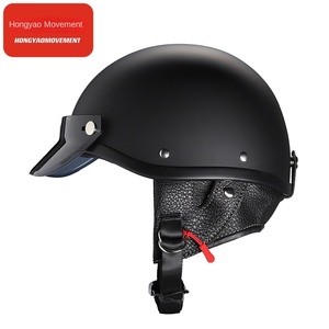 <span class=keywords><strong>Casque</strong></span> de <span class=keywords><strong>moto</strong></span> rétro japonais transfrontalier, demi-<span class=keywords><strong>casque</strong></span> de sécurité pour hommes et femmes, ajustement universel, modèle 2024 - Product Image 1