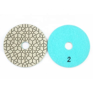 Tampon de polissage humide en diamant, 3 étapes, pour le marbre, granit, 4 pouces, <span class=keywords><strong>Super</strong></span> qualité, 1 pièce - Product Image 4