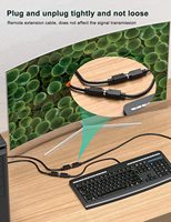 Mini Din 6-Stift Männlich zu Weiblich PS2 PS/2 Verlängerungskabel für Computer PC Tastatur-Maus