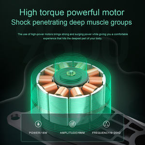 Fábrica de atletas de ginástica LED tela sensível ao toque pistola de massagem vibratória relaxamento muscular de tecidos profundos para aplicação corporal - Product Image 4