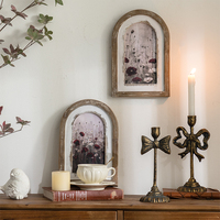 Peinture à l'huile vintage encadrée sur bois, décoration murale, pièces de décoration intérieure, impression sur toile encadrée de luxe pour salon