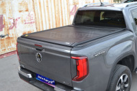 BESTWYLL-cubierta dura de cama de camión, camioneta eléctrica enrollable retráctil, Vw para Volkswagen Amarok 2011 + doble cabina E-K14