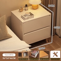 Table de chevet avec tiroir, table d'appoint moderne et minimaliste, organisateur de rangement compact pour chambre à coucher