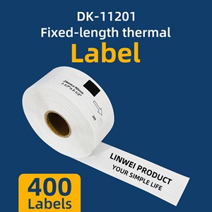 <span class=keywords><strong>Brother</strong></span>-impresora DK-11201, autoadhesiva, DK-1201, DK11201, DK1201, DK 11201, negro sobre blanco, papel térmico - Product Image 1