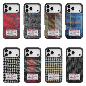 Harris Tweed เคสมือถือลายหมากรุกวินเทจ, ฝาครอบป้องกันสมาร์ทโฟนสำหรับ iPhone 17 PRO MAX - Product Image 2