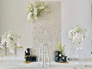 Huanjaiyi — cylindre de forme carrée en acrylique transparent, socle de mariage, présentoir de Cube pour mariage, fête - Product Image 6