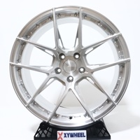 Jantes en alliage d'aluminium forgé Xywheel, couleur gris canon, usinées, 18-22 pouces, 5x130, design BC, compatibles avec toutes les séries 991, 992, 718, avec boulons.
