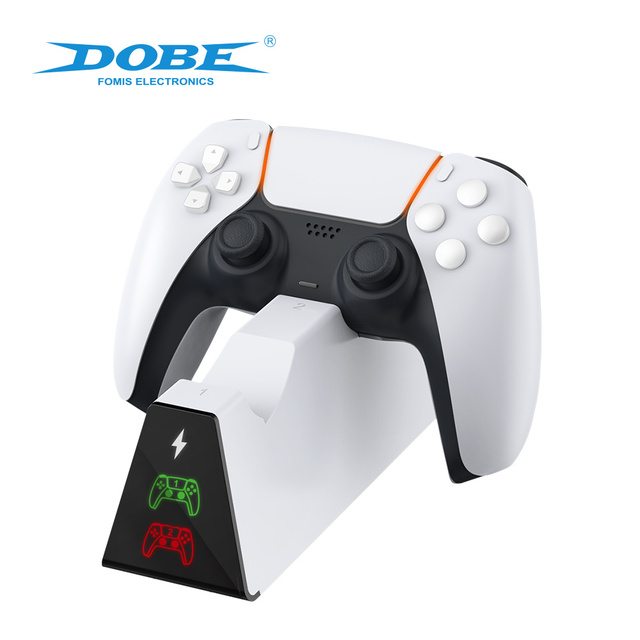 DOBE Factory Direct Supply Customized Dual Charging Dock Station for PlayStation 5 Controller Game Accessories