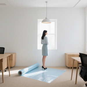 Film de protection temporaire ignifuge en PE souple Tianrun, largeur 50 cm, pour tapis marin moulé par soufflage, conforme à la norme IMO - Product Image 1