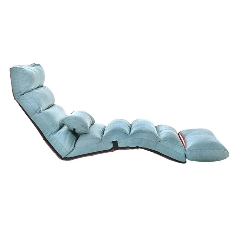 आलसी सोफे एकल आलसी सोफे बिस्तर झुकनेवाला तह मंजिल गेमिंग कुर्सी के साथ अच्छी गुणवत्ता