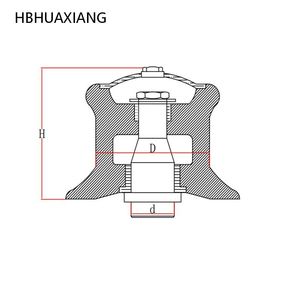 Type A <span class=keywords><strong>Marine</strong></span> chaumard amarrage bateau bateau gauchissement <span class=keywords><strong>ancre</strong></span> chaumard simple rouleau - Product Image 3