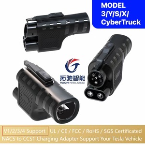 Adaptador de Enchufe para Vehículos Eléctricos NACS CCS1 OEM, 500A 1000V, Nuevo para <span class=keywords><strong>Tesla</strong></span> Model3/Y/X/S/Cybertruck Supercharge - Product Image 1