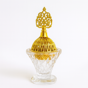 Luxurious Small <strong>Large</strong> Brass Incense Burner Set Crystal Zen Resin Home Decoration Metal Backflow <strong>Candlestick</strong> Valentine's Day - Product Image 5