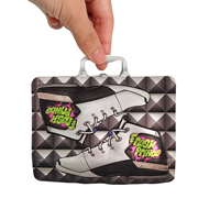 Sac Cali en mylar holographique à impression numérique Sac façonné et découpé Sacs en mylar personnalisés pour bandes dessinées