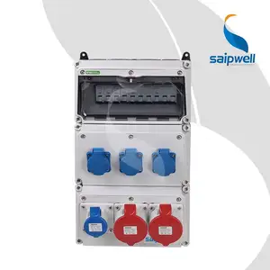 Saip/Saipwell Distributie Box Industriële Socket Industriële Power Socket Box Flexibele Power Socket Box