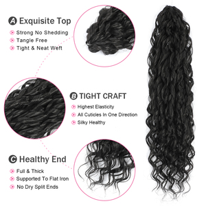 Jessica Hair Twist Pelo sintético de ganchillo Trenza Afro Curl Ombre <span class=keywords><strong>Rubio</strong></span> Rosa Profundo Ondulado Extensión de <span class=keywords><strong>cabello</strong></span> de ganchillo para mujeres negras - Product Image 6