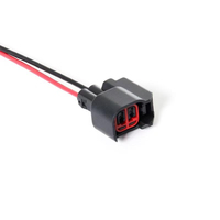 Konektor Injektor Bahan Bakar EV6 EV14 2 Pin Kabel Adaptor Tahan Air untuk Kabel Harness Otomotif GM Ford Dodge