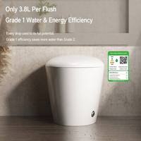 Toilette intelligente sans réservoir SOJU, version eau froide, non électrique, avec bidet intelligent, WC intelligent, toilette intelligente à poser au sol