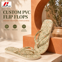 Chanclas de PVC con Correa Personalizada, Desarrollo de Molde con Logotipo de Marca Privada, Calzado de Verano de Marca, Proveedor de Pedidos al por Mayor OEM