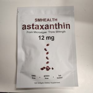 Fabrieks-OEM/ODM Hoogwaardig voedingssupplement Regenrode Algen Extract Astaxanthine Softcapsules voor de gezondheid van volwassenen - Product Image 4