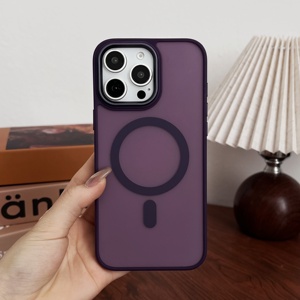 Custodia per Telefono di Lusso in Colori Pastello Traslucidi Opachi per <span class=keywords><strong>iPhone</strong></span> <span class=keywords><strong>11</strong></span> 12 13 14 15 16 17 <span class=keywords><strong>Pro</strong></span> <span class=keywords><strong>Max</strong></span> con <span class=keywords><strong>Protezione</strong></span> Magnetica - Product Image 2