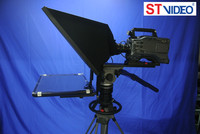 Téléprompteur de studio de diffusion 19 pouces - Type autoportant et à fixation sur caméra