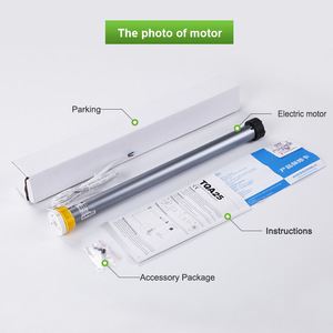 ZSTARR Dc 12v 120v 50mm Smart Home Electric Motorized Accessory Aluminium Tubular <strong>Motor</strong> for Window Roller Blinds Shades <strong>Curtain</strong> - Product Image 4