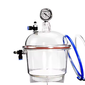 Secador al Vacío de Plástico para Laboratorio, Recipiente Transparente para Secado al Vacío, Recipiente de Almacenamiento de Policarbonato, Calibre de 150/300 mm - Product Image 3