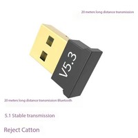 Ventes Flash Adaptateur Dongle Bluetooth 5.3 USB Basse Consommation pour Ordinateur, Souris, Ordinateur Portable, Clavier et Récepteur d'Accessoires