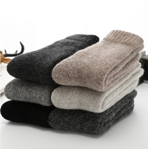 Super Thicker Solid Merino <strong>Wool</strong> Against Cold Snow Russia Warm Funny Men Winter <strong>Wool</strong> <strong>Socks</strong> - Product Image 2
