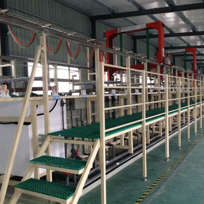 सतह की फिनिशिंग और उपचार के लिए चीन निर्माता सर्वोत्तम गुणवत्ता वाली इलेक्ट्रोप्लेटिंग स्वचालित लाइन