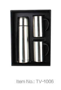 Factory Direct Insulated Stainless Steel Tumbler With Handle and Lid Set - Product Image 2