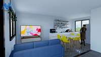 Villa de luxe modulaire moderne à 4 chambres, isolée thermiquement, à faible encombrement, pour appartement ou chalet préfabriqué – Prix abordable