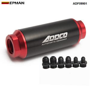 กรองน้ำมันเชื้อเพลิง EPMAN ADDCO 40 ไมครอน สีดำและสีแดง แบบอินไลน์ -6AN -8AN -10AN  แบบอเนกประสงค์ ไหลเวียนสูง สำหรับรถยนต์ฮอนด้า สำหรับรถยนต์นิสสัน ADF09901 - Product Image 2