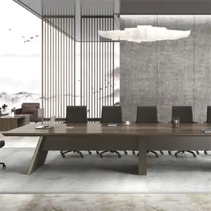 Moderne High-Tech-Smart-Büromöbel 8 10 12 14 16 18 20 Personen Kunden spezifischer Boss CEO Meeting Board Room Konferenz tisch