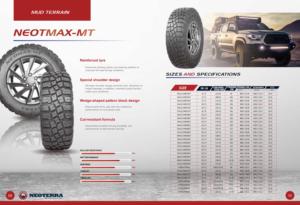 Neumáticos para Automóviles RT MT Fabricados en Tailandia, Fabricante de Neumáticos RT MT Fabricados en Tailandia, Neumáticos Neoterra - Product Image 4